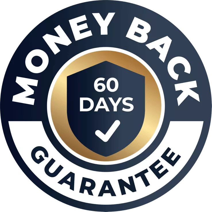 60-day money-back guarantee