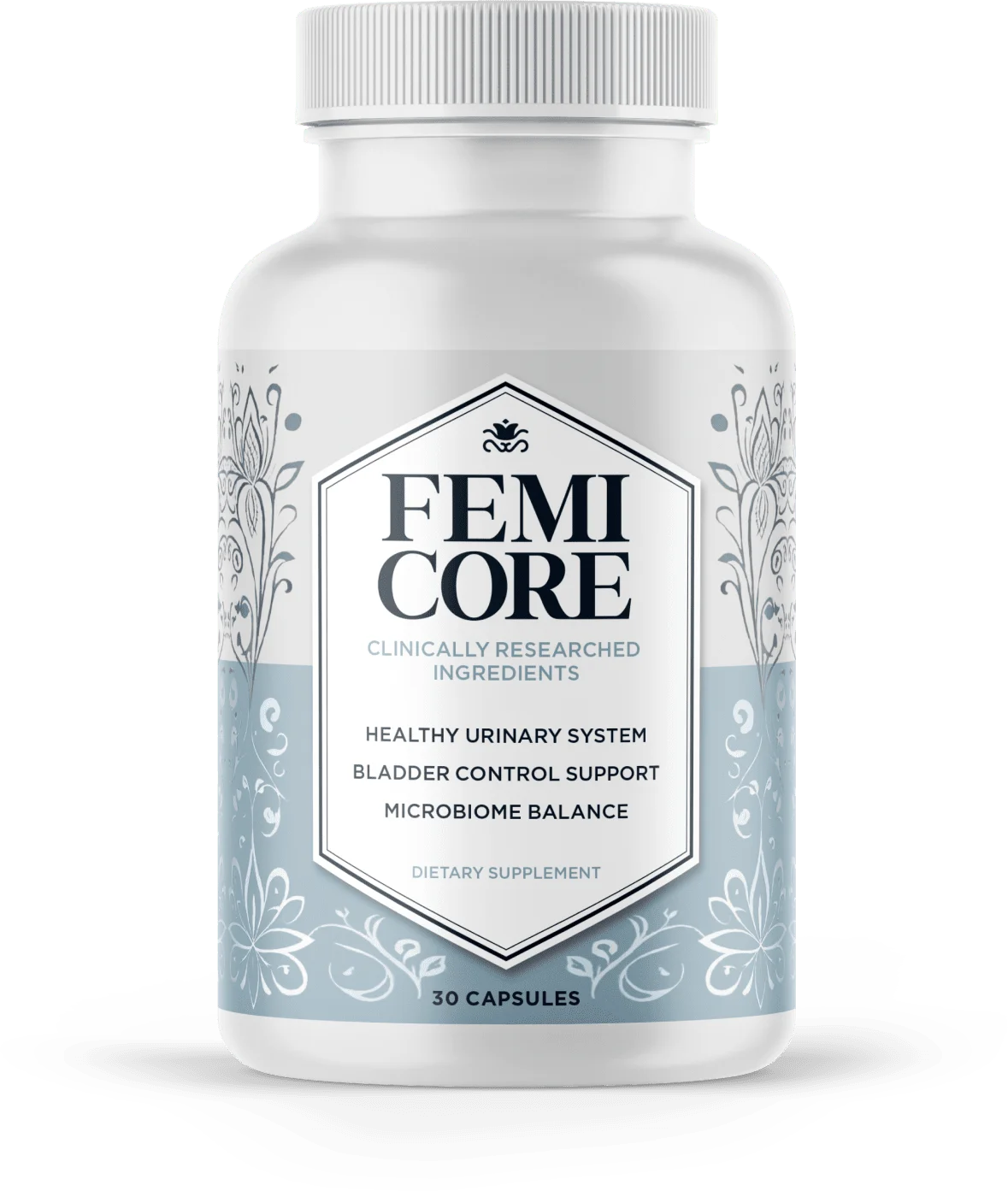 FemiCore bladder control supplement bottle
